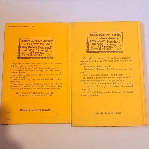 *3 for $30* VINTAGE Encyclopedia Brown Books - Picture 2 of 2